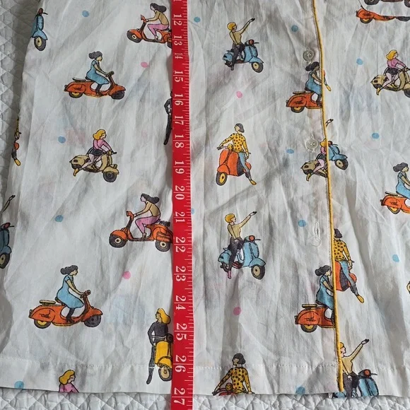 Mahogany Cotton Moto Pajamas - Picture 6 of 16